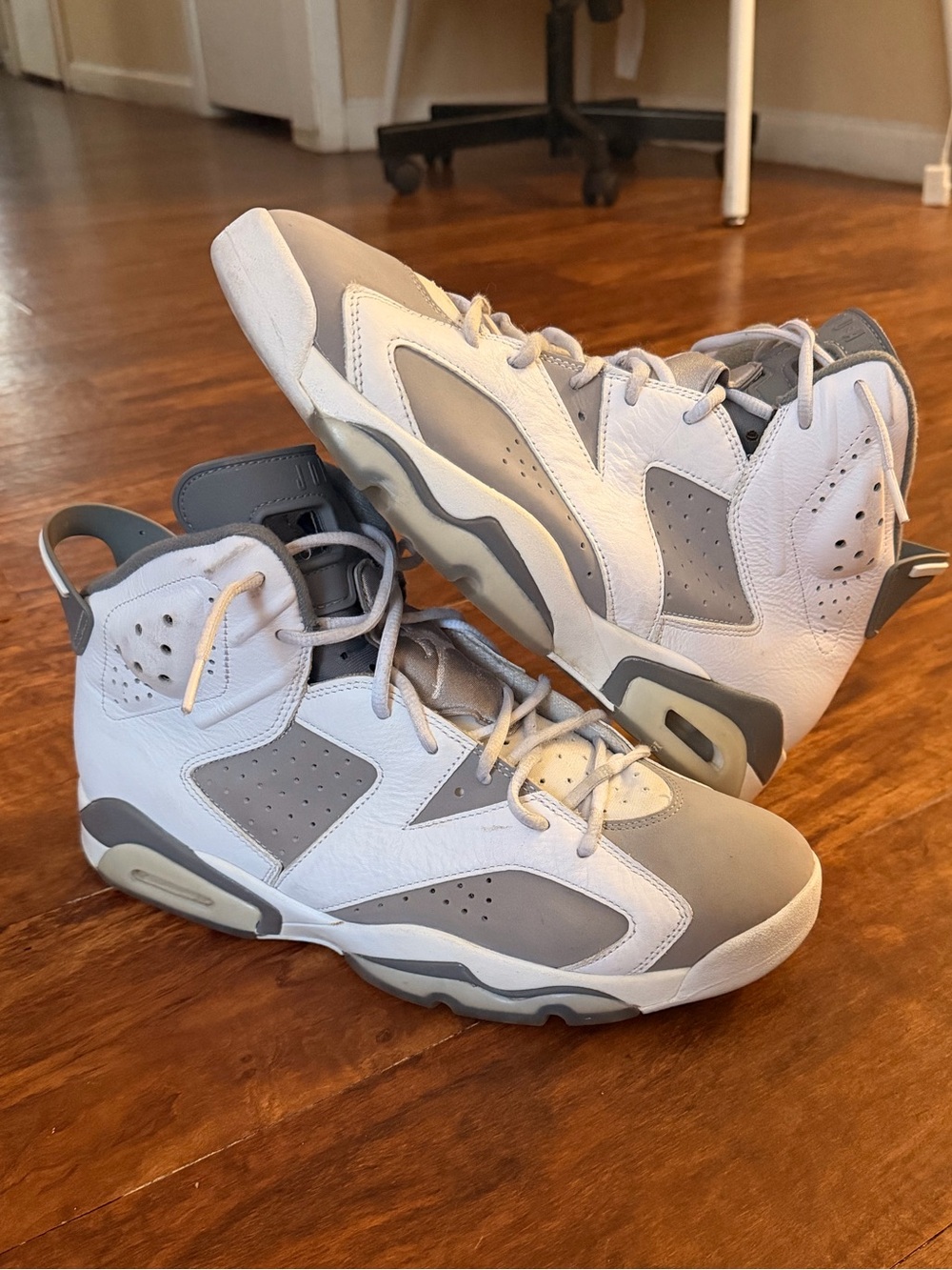 Jordan Air Jordan 6 Retro Low Cool Grey CT8529-100 Men’s Sneakers Size 11.5